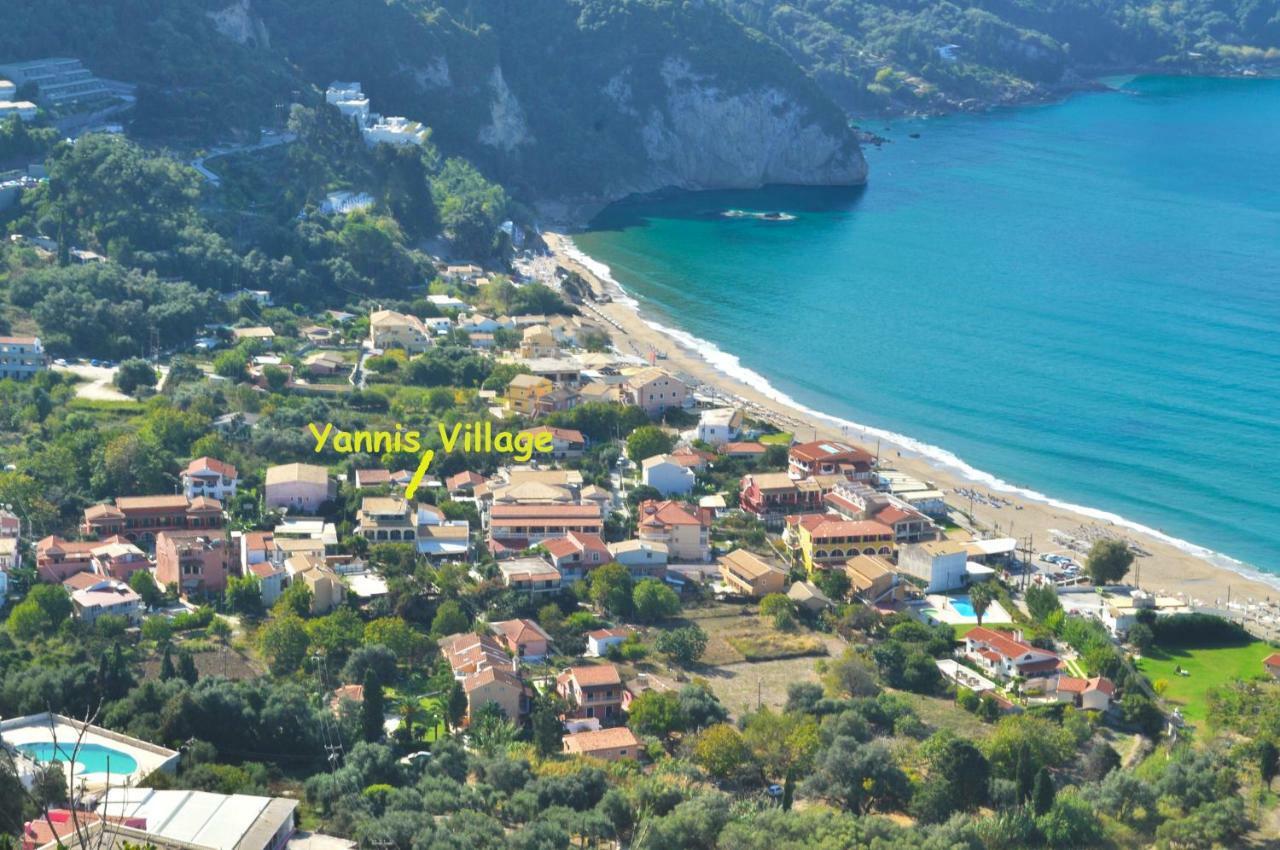 Holiday Studio Apartments Yannis On The Beach Of Agios Gordios In Corfu Zewnętrze zdjęcie